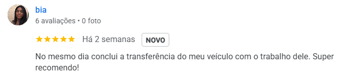 Depoimento Cliente Dirceu Despachante